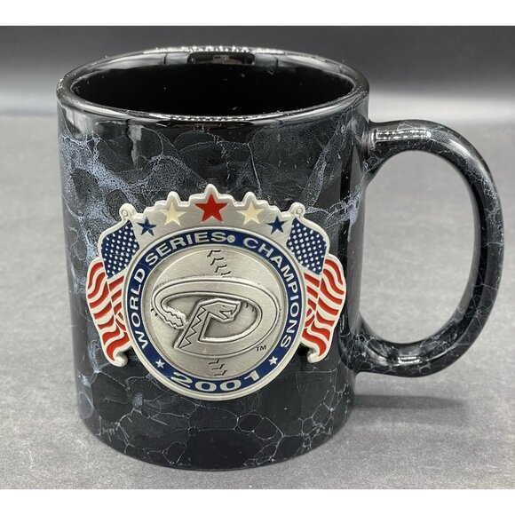 VTG Arizona Diamondbacks World Series Champions Coffee Mug Cup 2001 Dbacks - Picture 1 of 6